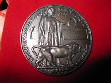 British WWI Memorial Medal