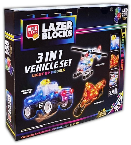 Lazer blocks monster 3in1 - blocks,