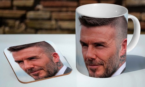 David beckham face 11oz tea - face, /
