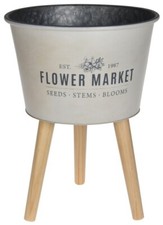 Metal Plant Pot with Legs