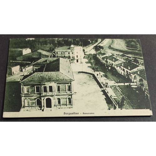 Postcard bergantino panorama - postcard,