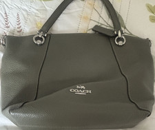 Coach Pebbled Leather Green