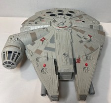 Star Wars Force Awakens - Millenium Falcon 2020 Hasbro - Incomplete - 12" x 9.5"