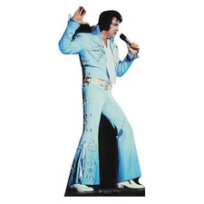 Elvis Presley Blue Jumpsuit Lifesize Cardboard Cutout 167cm