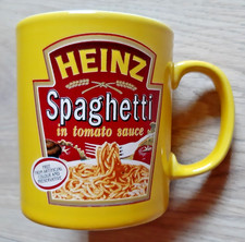 Vintage Heinz Spaghetti in tomato sauce Mug Kilncraft VINTAGE 1990s UNUSED