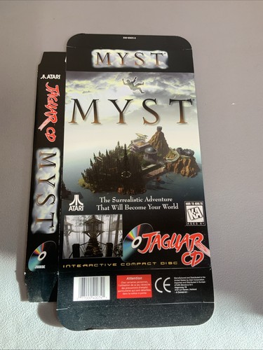 Atari jaguar myst box only - cd,