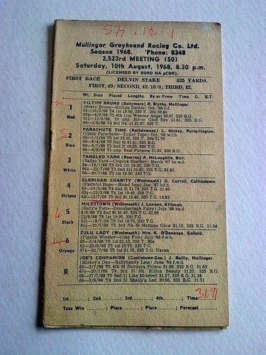 Old greyhound racing - old,