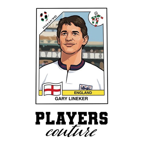 Gary lineker world - cup, sticker