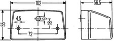 Number Plate Lamp both sides