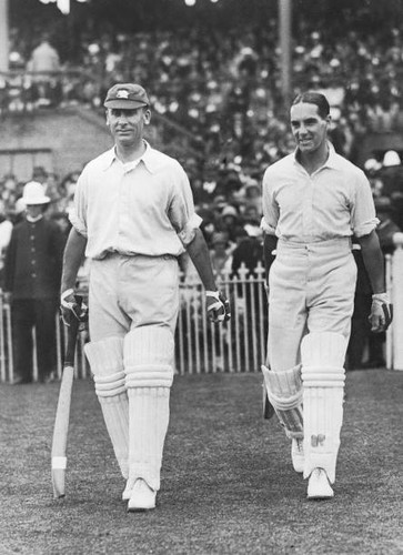 Batting partners jack hobbs - batting,
