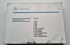 Mercedes C-Class parts book 1993 to 1996 C180 C200 C220 C240 C280 C36 & Diesels
