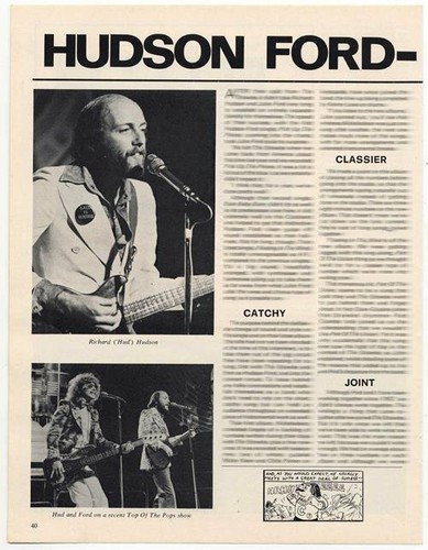 Hudson ford floating the - floating,