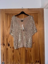 BNWT Casamia Gold Sequin Knit