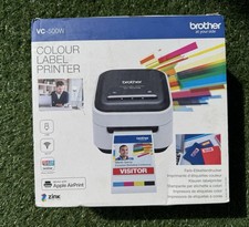 Brother VC-500W Full Colour Label Printer - White/Black