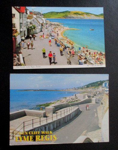 Vintage postcards busy - 2, scene