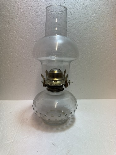 Vintage glass oil lamp lantern - lamp,