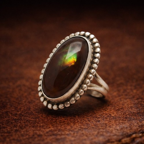 Vtg sterling silver - vtg, oval