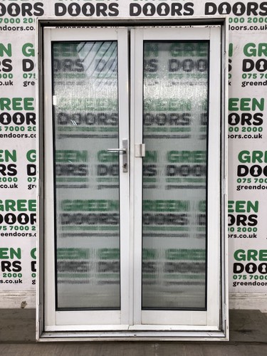 Aluminium french doors white - french,