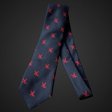 Dege Savile Row Tie Black Red Bird Eagle Vintage Neck Tie Men’s Accessories