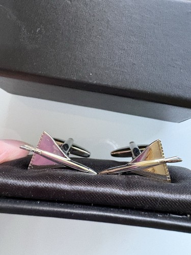 Cufflinks silvertone concorde - cufflinks,,