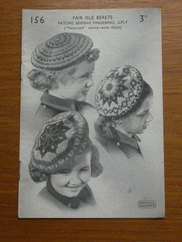 Vintage knitting pattern - vintage,