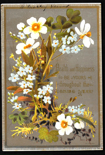 Victorian new year greeting - new,