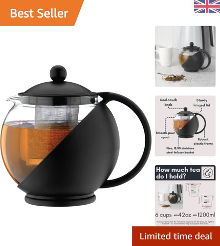 Contemporary black glass - black,