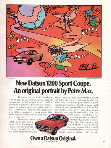 Vintage 1972 datsun - 1200, sport