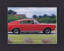 8X10" Matted Print Muscle Car