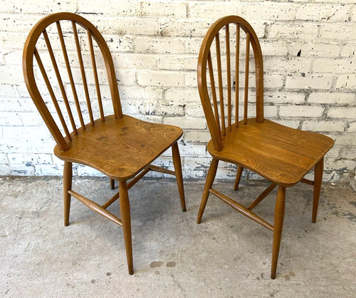 Pair mid century ercol - mid,