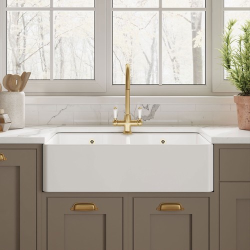 Nuie butler fireclay flush - nuie,