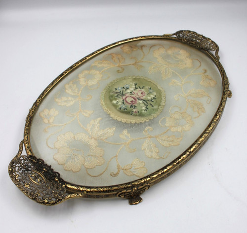 Vintage oval petit point - oval,