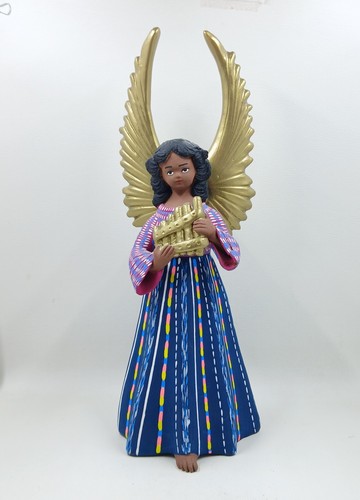 Guatemalan terracotta angel - guatemalan,