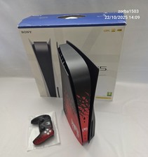 ?PS5 Disc Edition 825GB with Spiderman 2 Customised Cover Plates and Custom TMR