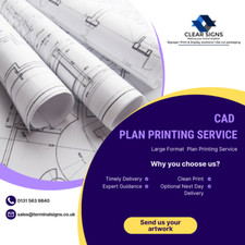 CAD Plan Printing Large Format