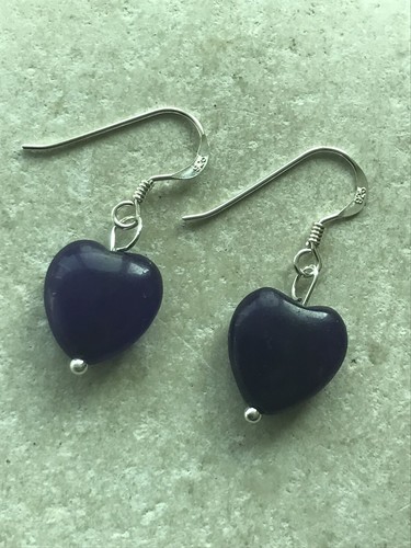 Genuine amethyst hearts - genuine,