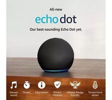 Amazon Echo Dot 5th Generation Smart Speaker with Alexa - Charcoal
