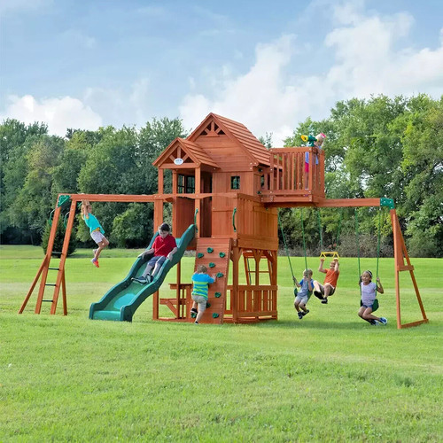 Outdoor garden wooden play - outdoor,
