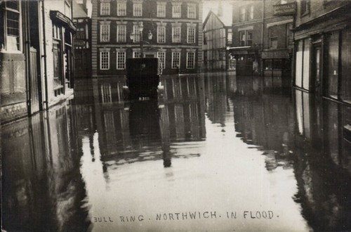 Northwich bull ring flood - bull,