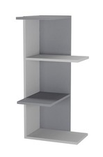 Tier corner bookcase wooden - 3,