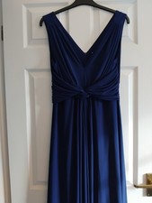 Phase Eight. Long Blue Dress with stretch. Size 14. Formal/Cruise/Ball/Party