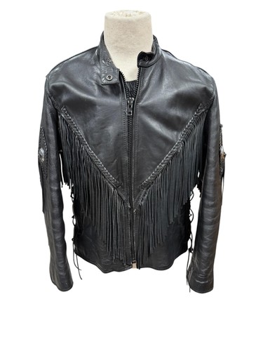 Vintage western fringe leather - western,