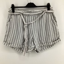 Primark Grey White Striped Tie