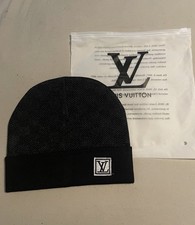 Louis Vuitton Men's LV Monogram Eclipse Beanie Black/Grey
