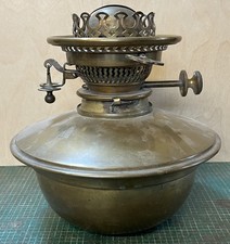 Hinks Duplex Brass Oil Lamp