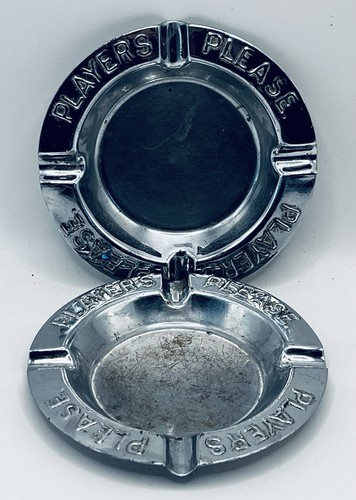 Pair silver metal vintage - metal,