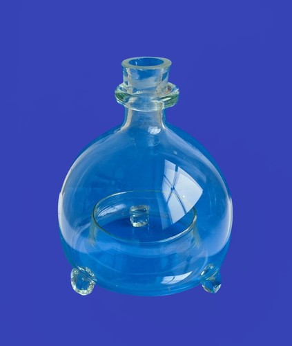 Antique fly trap hand blown - -,