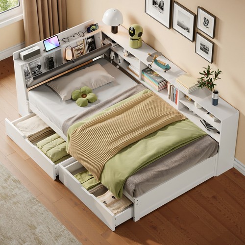 3ft single shaped daybed - l,