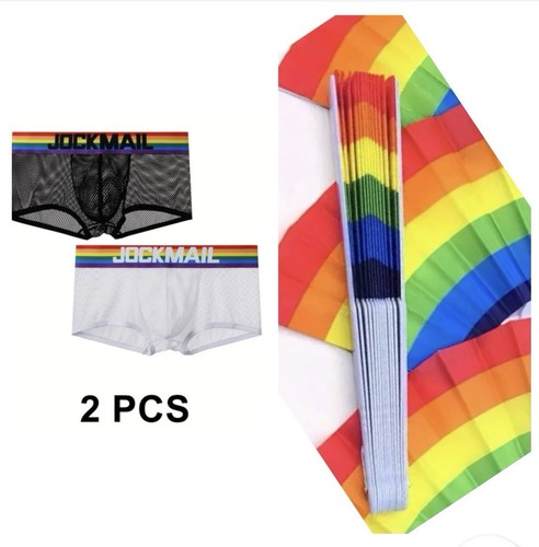 Jockmail 2pair pride rainbow - jockmail,