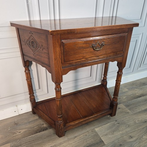 Antique oak console - antique, table
